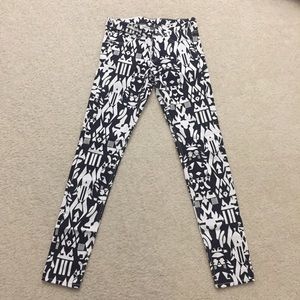 Divided by H&M Black/White Print Pants